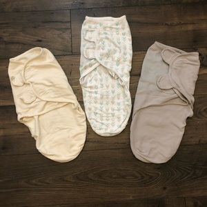 Velcro Baby Swaddle Set of 3
